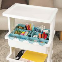 JEJアステージ リセスタイルワゴンポケット4個セット　ブルー 4528302912846 1セット(4個入)