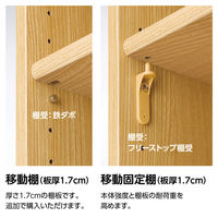 大洋 Shelfit バリュープライスカラーラック 幅286×奥行310×高さ1499mm ダークブラウン NC1530 (DB) 1台（直送品）