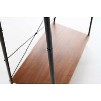 ICHIBA 棚付きハンガーラック 幅900×奥行400×高さ1510ｍｍ ブラウン ANH-3293BR-II 1台（直送品）