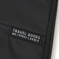 レディース メンズ ショルダーパスポートケース パスポートカバー ブラック LAKOLE/ラコレ