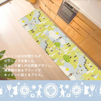 PVCキッチンマット 45×240cm ムーミン ピクニック 1個 ヨコズナクリエーション