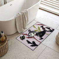 バスマット 45×60cm おさんぽリトルミイ 1個 ヨコズナクリエーション