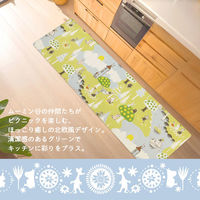 PVCキッチンマット 45×180cm ムーミン ピクニック 1個 ヨコズナクリエーション