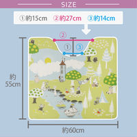 PVCトイレマット ムーミン ピクニック 1個 ヨコズナクリエーション