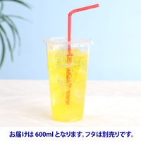 竹内産業 テイクアウト用プラカップ 600ml（20オンス） 1セット（100個：50個入×2袋）