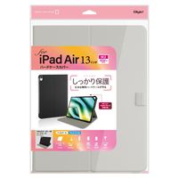 ナカバヤシ iPad Air(M2)13インチ用 ハードケースカバー グレー TBC-IPA24307GY 1個