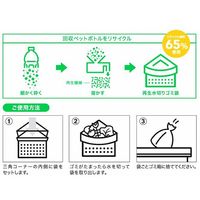 再生 水切りゴミ袋 三角コーナー用 日本製 1セット（1袋（50枚入）×5）宇部フィルム