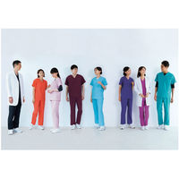 【再検品商品】KAZEN スクラブ(男女兼用) 133-98 L 1枚　スクラブ（わけあり品）