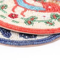 ビーズコースター ブルー studio CLIP