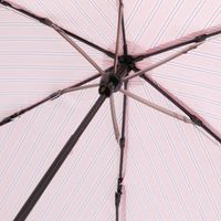 レディース 晴雨兼用 ストライププリントミニ傘 オフホワイト studio CLIP