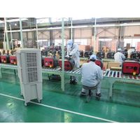 ワキタ MEIHO 気化熱クーラー 冷風機 MPRー120 MPR120 1台 124-8209（直送品）