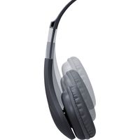 ヘッドセット 子供用 両耳 マイクアーム付 4極 アジャスター付 タブレット ノートPC ブラック HS-KD01TBK エレコム 1個