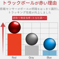 エレコム トラックボール用交換ボール/レッド M-B1RD 1個