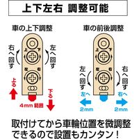 New Hikari (ニューヒカリ) 二次元調整戸車V型(30kg以下) SH-WGH30V 清水 1個（直送品）