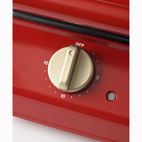 BRUNO グリルサンドメーカー シングル(レッド) BOE083-RD 1個