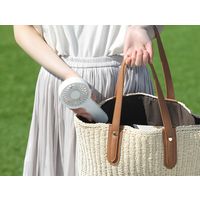 アイリスオーヤマ 乾電池式ハンディファン 扇風機 KHF02-W 1台