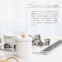 ランテルメディエール ホーローオイルポット 1.5L クリーム LN-8006CRM 1個（直送品）