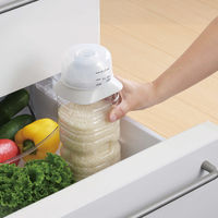 米びつ ろうと ペットボトル用 計量カップ付き こめコレ CH-2140 1個 食洗機対応 曙産業