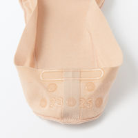 無印良品 レディース 婦人 つま先に縫い目のない 浅履きフットカバー かかと滑り止め付き ２３～２５ｃｍ ベージュ 良品計画