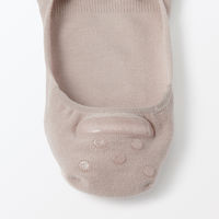 無印良品 レディース 婦人 かかと滑り止め付き たび型フットカバー ２３～２５ｃｍ ペールブラウン 良品計画