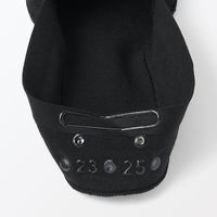 無印良品 レディース 婦人 つま先に縫い目のない 深履きフットカバー かかと滑り止め付き ２３～２５ｃｍ 黒 良品計画