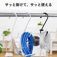 ユメミグサ S字フック　　φ5x150ｍｍ　ブラック　PE被膜鉄線 OSー23BK 1袋（2個）