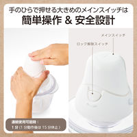 回転器具 フードプロセッサー コンパクト ホワイト TFP20A-W テスコム 1個（直送品）