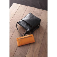 オフィススリーワークス 良品工房 日本製牛革ショルダーバッグ&財布 25-6368-840 1箱（直送品）