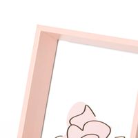 FLOWERアートフレーム ライトピンク LAKOLE/ラコレ