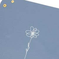 小物トレー　FLOWERインテリアトレー ブルー LAKOLE/ラコレ