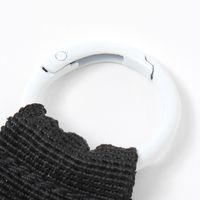 キータグリング　TAGキーリング ブラック 1セット（1個×2） LAKOLE/ラコレ