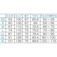 フォーク ストレートパンツ(男女兼用) 6003SC-3-L 1枚　スクラブ（わけあり品）