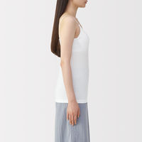 無印良品 レディース 婦人 なめらかブラキャミソール 婦人Ｓ 白 良品計画