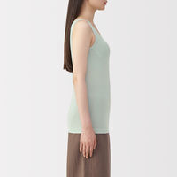 無印良品 レディース 婦人 なめらかブラタンクトップ 婦人Ｓ ライトグリーン 良品計画