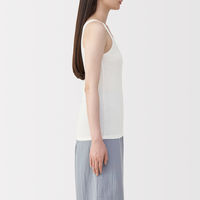 無印良品 レディース 婦人 シルクタンクトップ 婦人Ｓ オフ白 良品計画