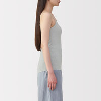 無印良品 レディース 婦人 ストレッチキャミソール 婦人Ｓ グレー 良品計画