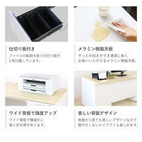 ネットフォース ナッツ 片袖机 2段袖 鍵付 幅1400×奥行700mm LKD-147-AW-NG-NG-2 1台（直送品）