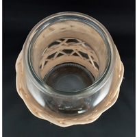 アビテ 花瓶 ラタンガラスボトル Lサイズ ガラス ホワイト 411404 1個（直送品）