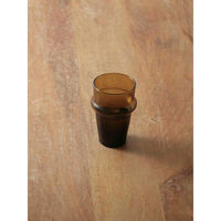 東京かんかん コップ 170ml S モロッコ チャイグラス ガラス アンバー 417969 1個（直送品）