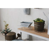 アビテ ガーデンオーナメント グランディール ガーデンカート 雑貨 ホワイト 455221 1個（直送品）