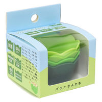 逸品社 おかずカップ バランさんのシリコーンカップ ラウンド4P 479441 1個（直送品）