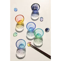 ワールド・クリエイト コップ 170ml 空のいろどり ガラス 夕焼け 427899 1個（直送品）