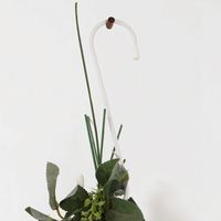 ユメミグサ S字フック　　φ5x200ｍｍ　ブラック　PE被膜鉄線 OSー24BK　1セット（1個×10）