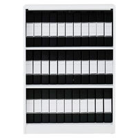 マルチワーク スチール収納 オープン3段 上置き 幅800×奥行400×高さ1130mm 1台 オリジナル