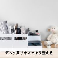 【収納トレー】 ユメミグサ 積み重ねできる仕切りトレー ホワイト(白) S HS-01 1個