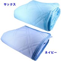 iiもの本舗 接触冷感敷きパッド ダブルサイズ ネイビー 約140×200cm 4589596692814 1枚入×2セット（直送品）