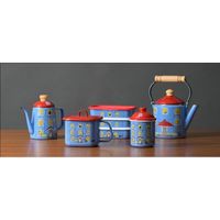 ムーミンハウス ホーロー キャニスター 9cm MOH-9CN 1個 食洗機対応 富士ホーロー