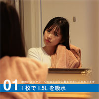 髪のために作られたマイクロファイバータオル カラリヘアー グレー 1枚 シービージャパン