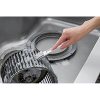 キッチンブラシ 換気扇 コンロ 掃除 本体＋取り替え用シート1枚 日本製 1セット（1個×5）まめいた