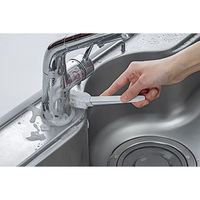 キッチンブラシ 水あか くもり ヌメリ 掃除 本体＋取り替え用シート1枚 日本製 1セット（1個×5）まめいた